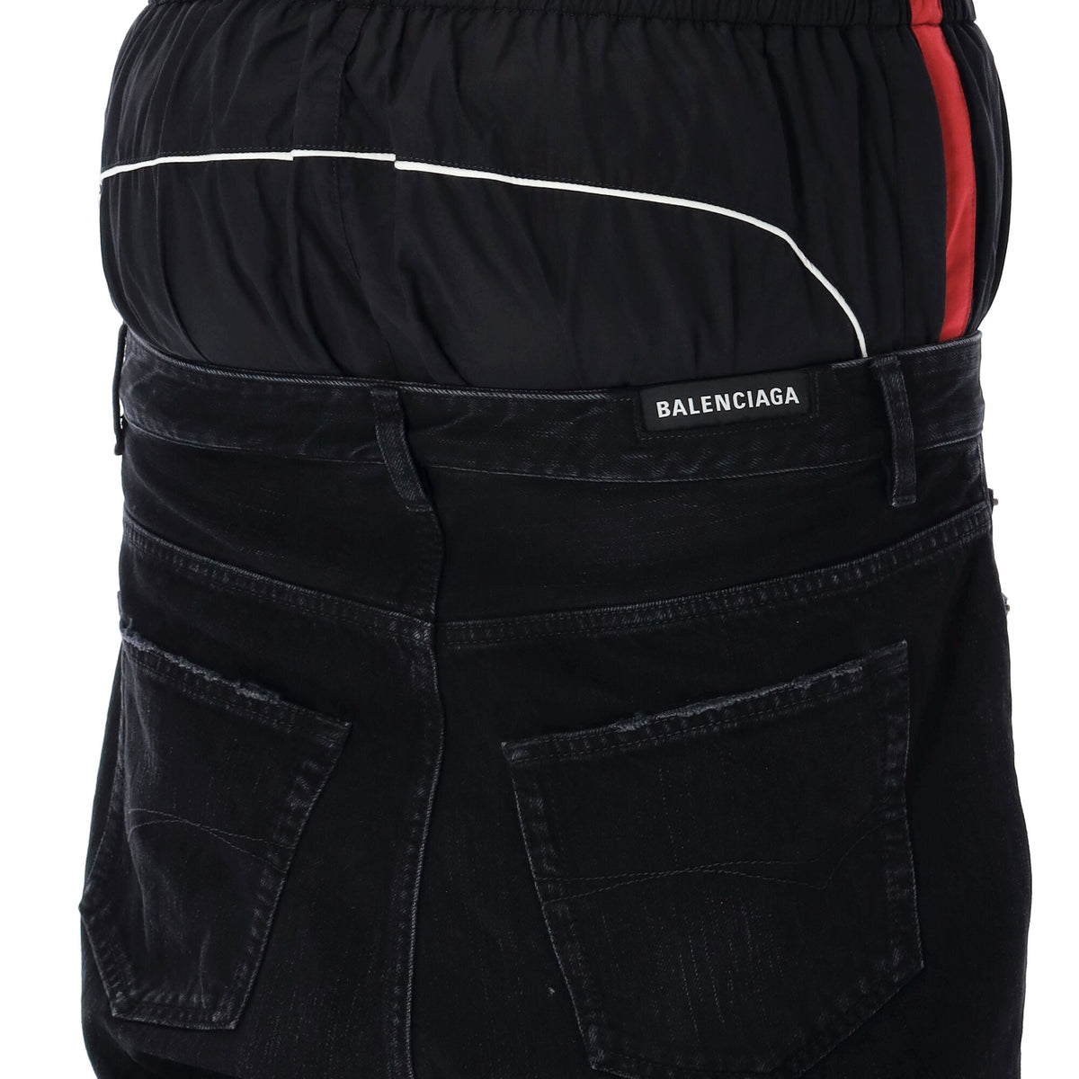 Balenciaga Jeans- BALENCIAGA Layered Jeans - Size S Classic Everyday Designer Jeans