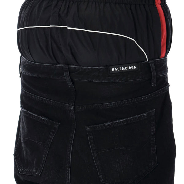 Balenciaga Jeans- BALENCIAGA Layered Jeans - Size S Classic Everyday Designer Jeans