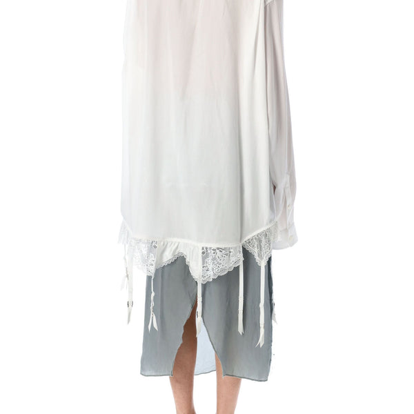 Balenciaga Tops- BALENCIAGA Delicate Lingerie Shirt - Size 36 Elegant Everyday Designer Top