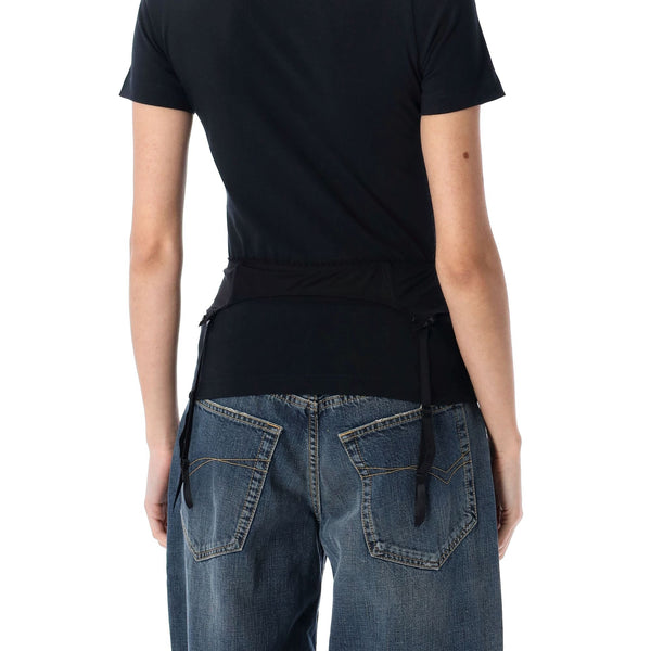 Balenciaga Polo Shirts- BALENCIAGA Lingerie Mini T-Shirt Premium Everyday Polo Shirt