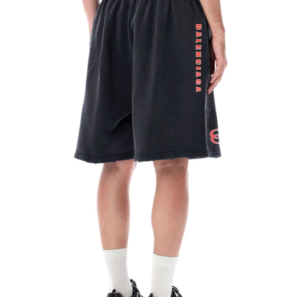 Balenciaga premium bermudas detail and craftsmanship close-up