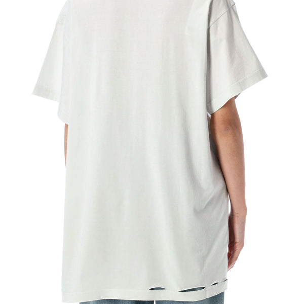 Balenciaga Polo Shirts? BALENCIAGA Optical Oversized T-Shirt Premium Everyday Polo Shirt