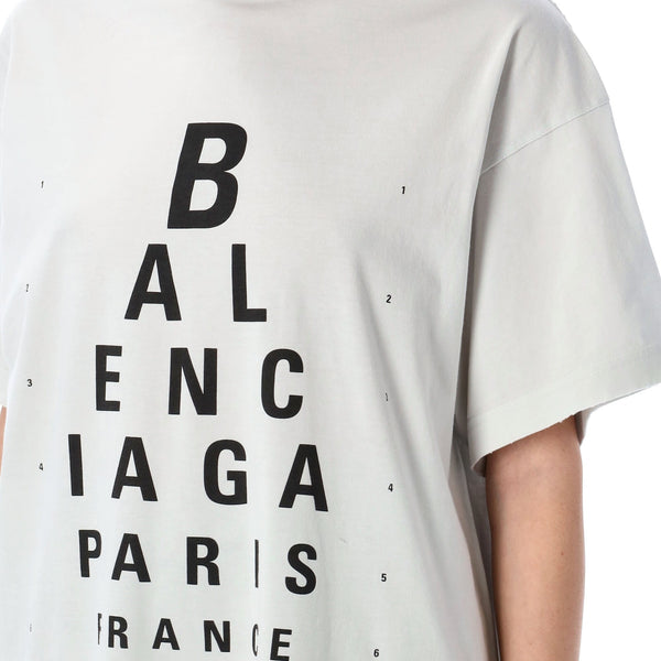 Balenciaga Polo Shirts? BALENCIAGA Optical Oversized T-Shirt Premium Everyday Polo Shirt