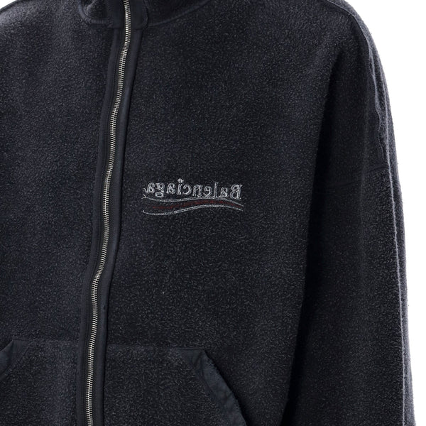 Balenciaga Hoodies? BALENCIAGA Political Campaign Inside-Out Zipped Hoodie Premium Designer Casual Hoodie