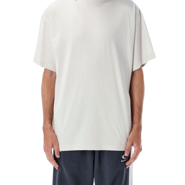 Balenciaga Polo Shirts? BALENCIAGA Oversized Security Tape Logo T-shirt Classic Designer Cotton Polo Shirt