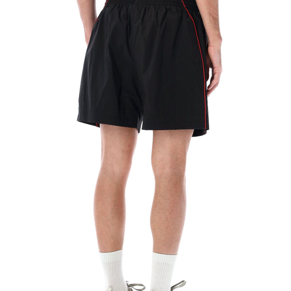 Balenciaga premium bermudas detail and craftsmanship close-up