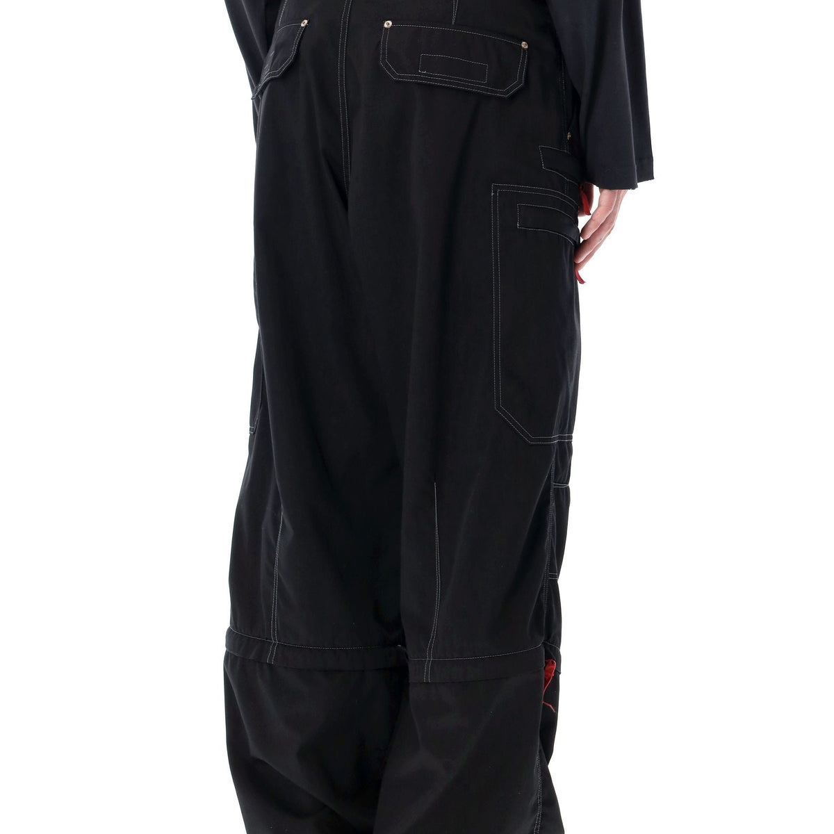 Balenciaga premium trousers detail and craftsmanship close-up
