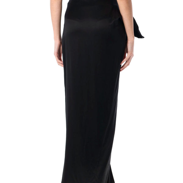 Balenciaga Skirts- BALENCIAGA Elegant Floor-Length Wrap Skirt with Knot Detail Chic Everyday Designer Skirt