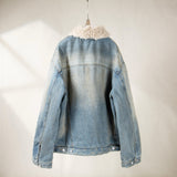 Front view of Acne Studios Denim Jacket premium piece