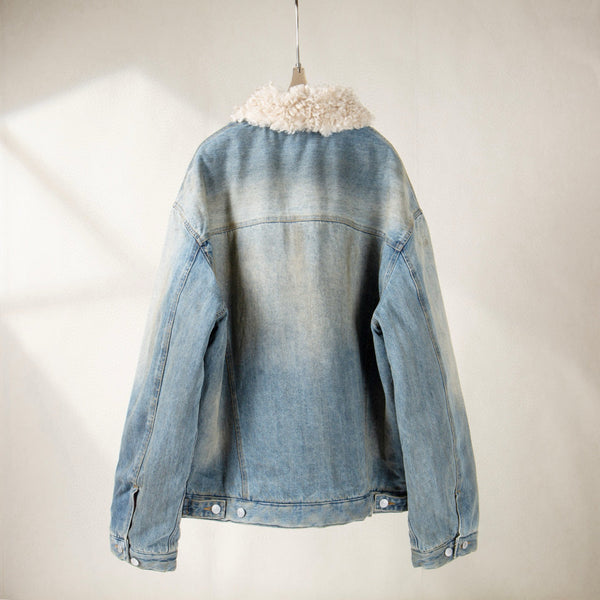 Front view of Acne Studios Denim Jacket premium piece