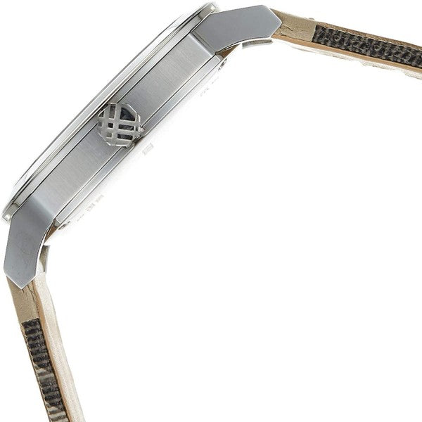 Angled view of Burberry women's watch