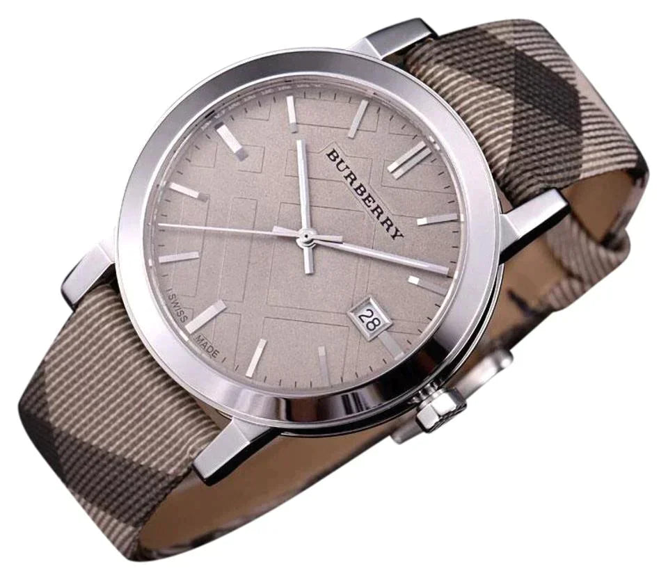 Front view of Burberry women's watch