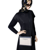 Auremorux elegant leather Handbag top view
