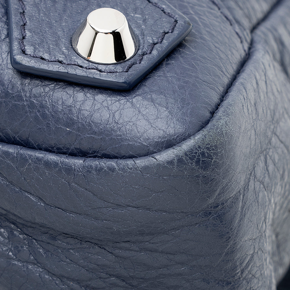 Balenciaga Agneau Arena Classic Town Satchel | Authentic Pre-Owned interior view
