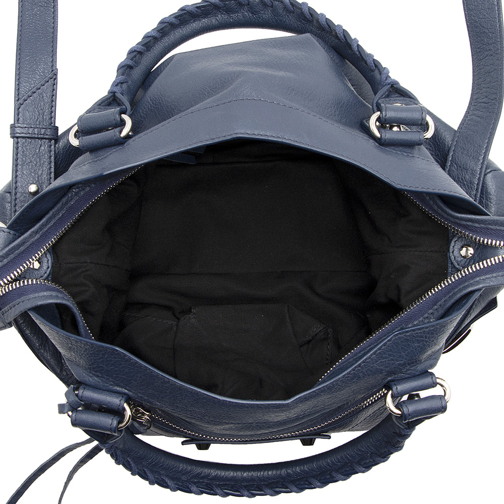 Balenciaga Agneau Arena Classic Town Satchel | Authentic Pre-Owned hardware detail