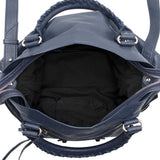 Balenciaga Agneau Arena Classic Town Satchel | Authentic Pre-Owned hardware detail