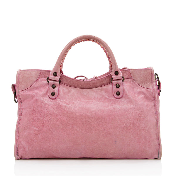 Balenciaga Agneau Classic City Satchel | Designer Leather Handbag