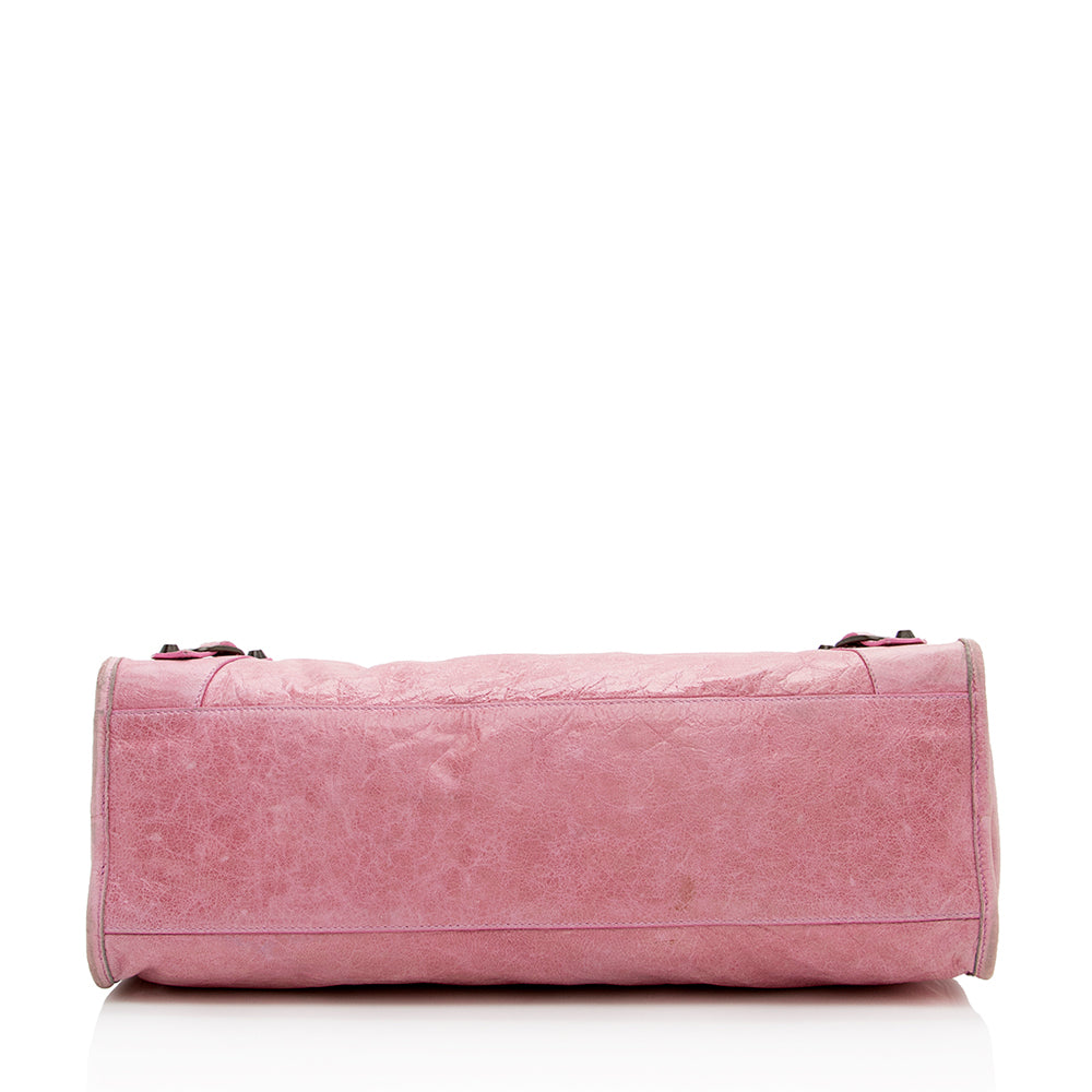 Balenciaga Agneau Classic City Satchel | Designer Leather Handbag