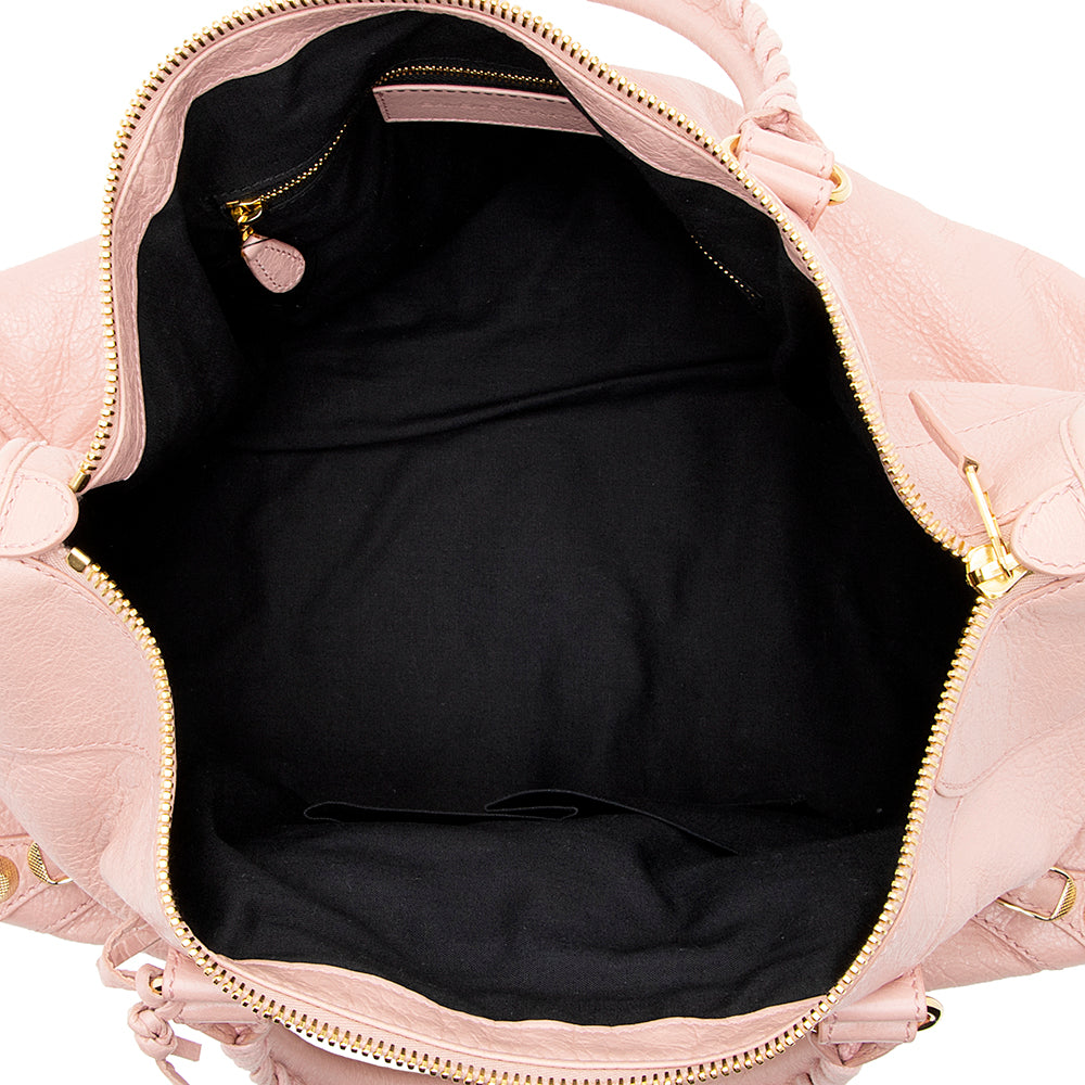 Balenciaga Agneau Classic City Satchel 19441 | Authentic Pre-Owned hardware detail