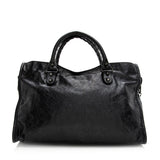 Balenciaga Agneau Classic City Satchel 20329 | Authentic Pre-Owned angle view