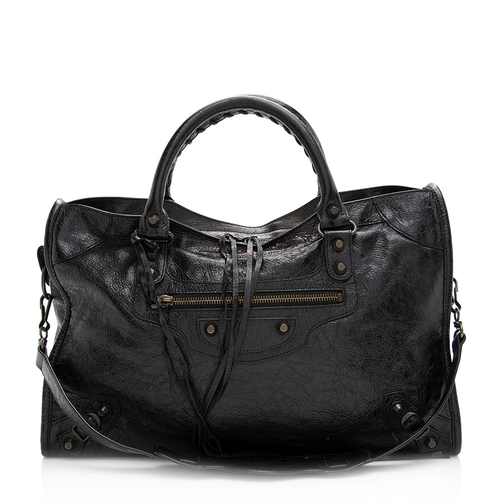 Balenciaga Agneau Classic City Satchel 20329 | Authentic Pre-Owned