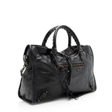 Balenciaga Agneau Classic City Satchel 20329 | Authentic Pre-Owned side view