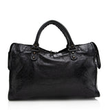 Balenciaga Agneau Classic City Satchel 20547 | Authentic Pre-Owned angle view