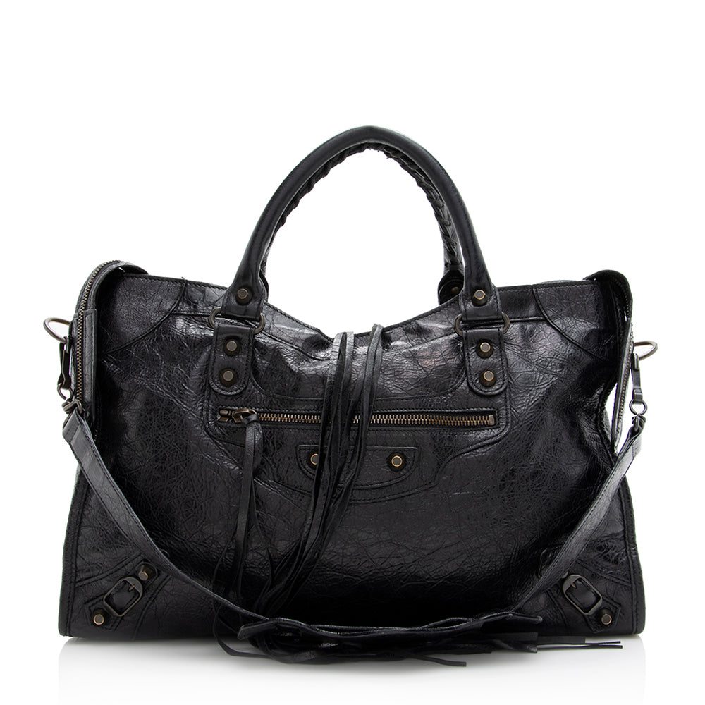 Balenciaga Agneau Classic City Satchel 20547 | Authentic Pre-Owned