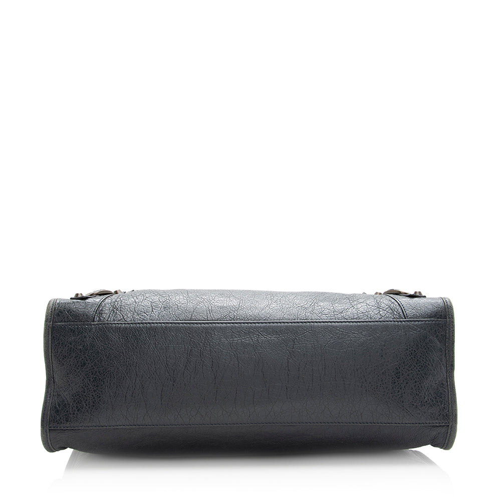 Balenciaga Agneau Classic City Satchel 20567 | Authentic Pre-Owned back view