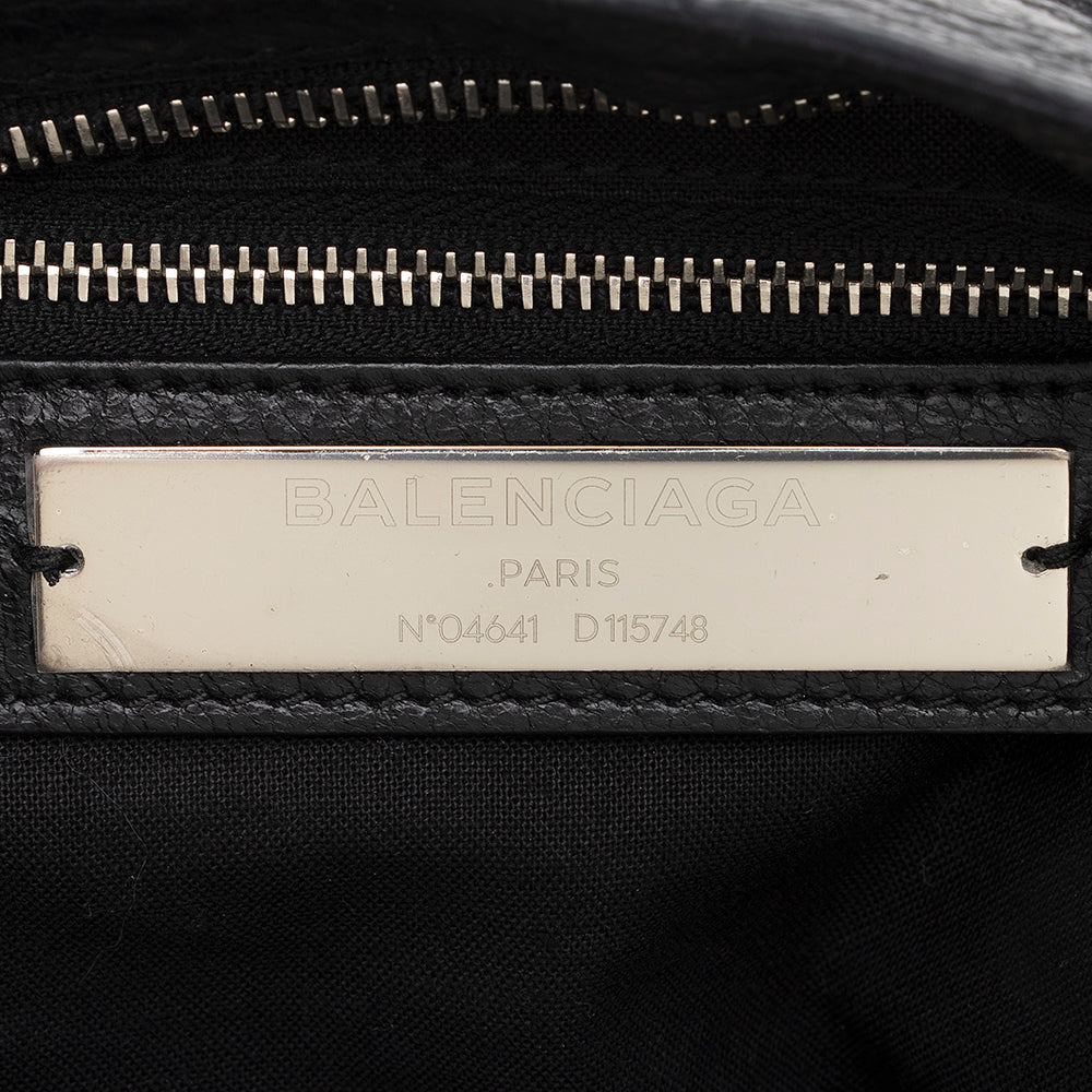 Balenciaga Agneau Classic City Satchel 20899 | Authentic Pre-Owned close-up view