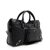 Balenciaga Agneau Classic City Satchel 20899 | Authentic Pre-Owned side view