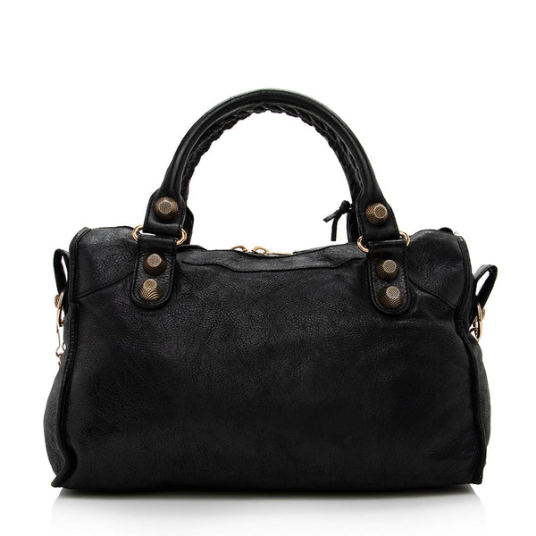 Balenciaga Agneau Giant 12 City Satchel | Designer Luxury Handbag