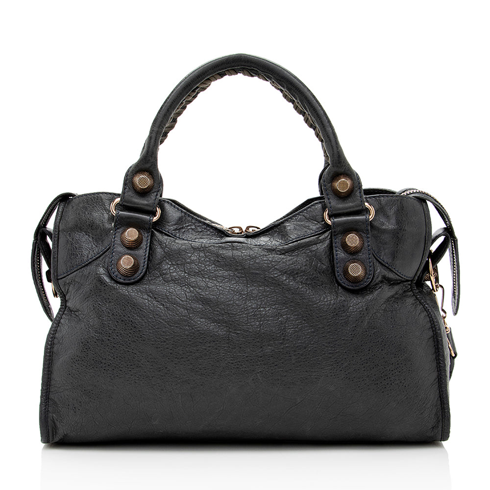 Balenciaga Agneau Giant 12 City Satchel | Designer Luxury Handbag