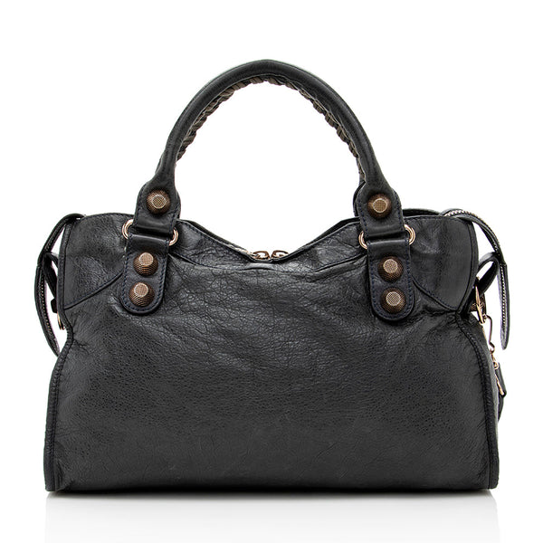 Balenciaga Agneau Giant 12 City Satchel | Designer Luxury Handbag