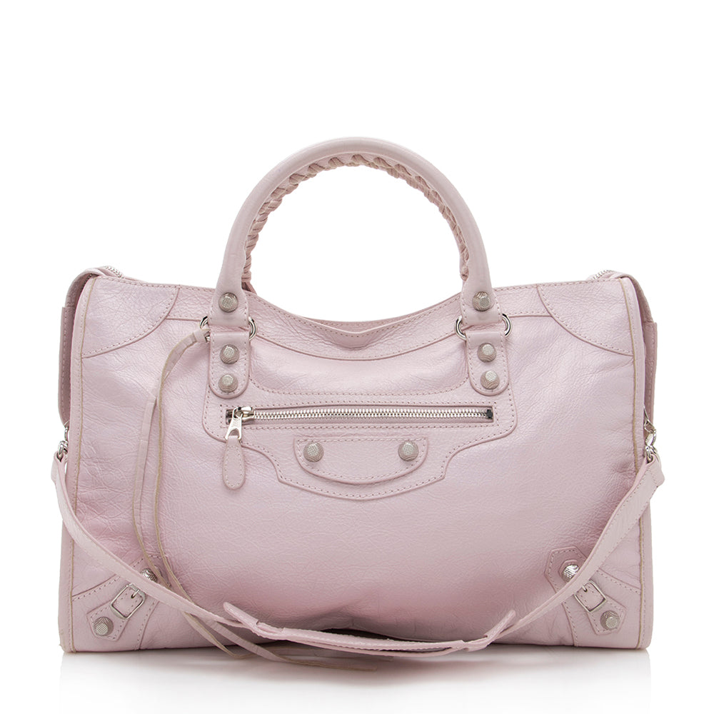 Balenciaga Agneau Giant 12 City Satchel | Designer Luxury Handbag