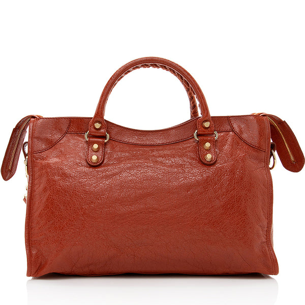 Balenciaga Agneau Giant 12 City Satchel - FINAL SALE | Designer Luxury Handbag