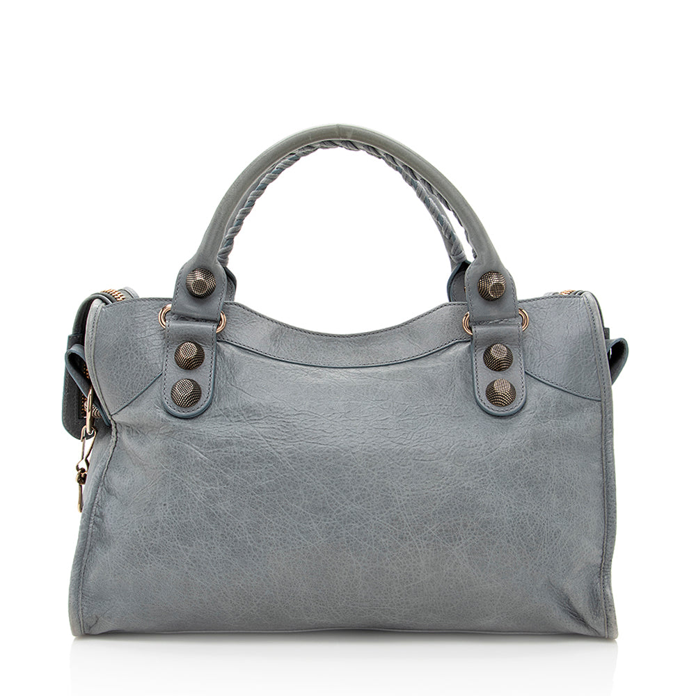 Balenciaga Agneau Giant 12 City Satchel 19492 | Authentic Pre-Owned angle view