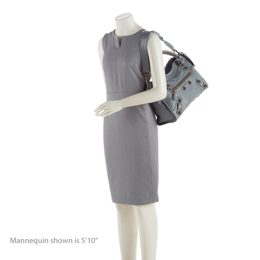 Balenciaga Agneau Giant 12 City Satchel 19492 | Authentic Pre-Owned interior view