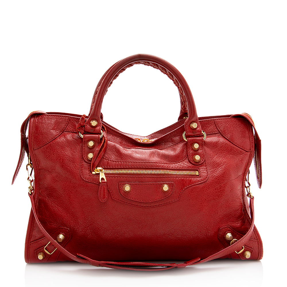 Balenciaga Agneau Giant 12 City Satchel 20898 | Authentic Pre-Owned