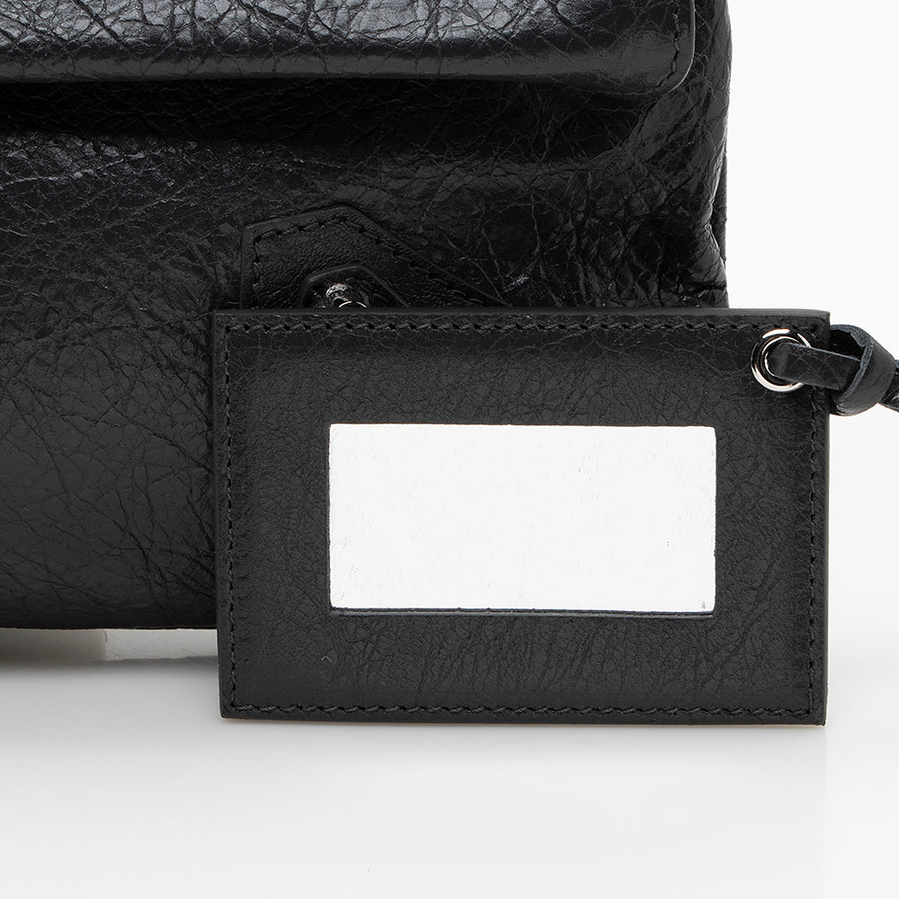 Balenciaga Agneau Giant 12 Envelope Strap Clutch | Authentic Pre-Owned angle view
