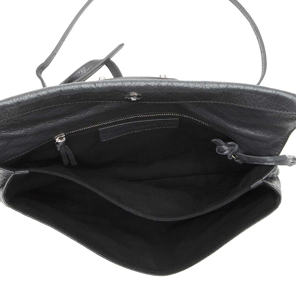 Balenciaga Agneau Giant 12 Envelope Strap Clutch | Authentic Pre-Owned close-up view