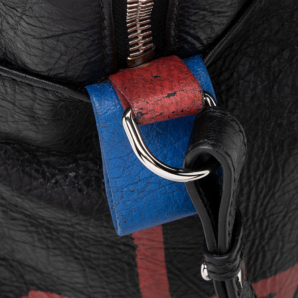 Balenciaga Agneau Graffiti Bazar Small Shopper Tote | Authentic Pre-Owned interior view