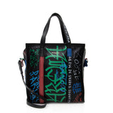 Balenciaga Agneau Graffiti Bazar Small Shopper Tote | Authentic Pre-Owned