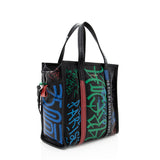 Balenciaga Agneau Graffiti Bazar Small Shopper Tote | Authentic Pre-Owned side view