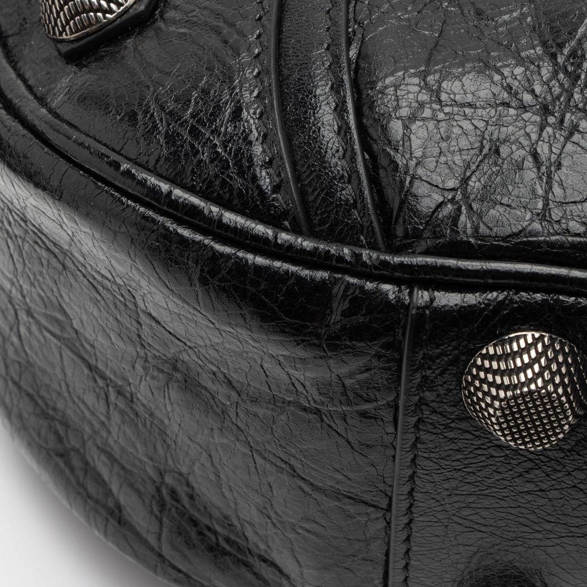 Balenciaga Agneau Le Cagole Small Shoulder Bag | Authentic Pre-Owned detail view