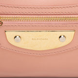 Balenciaga Agneau Metal Plate Classic City Satchel | Authentic Pre-Owned front view