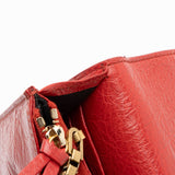 Balenciaga Agneau Metallic Edge Wallet on Chain Bag | Authentic Pre-Owned angle view