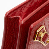 Balenciaga Agneau Metallic Edge Wallet on Chain Bag | Authentic Pre-Owned back view