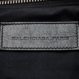 Balenciaga Agneau Oversized Square Tote | Authentic Pre-Owned close-up view