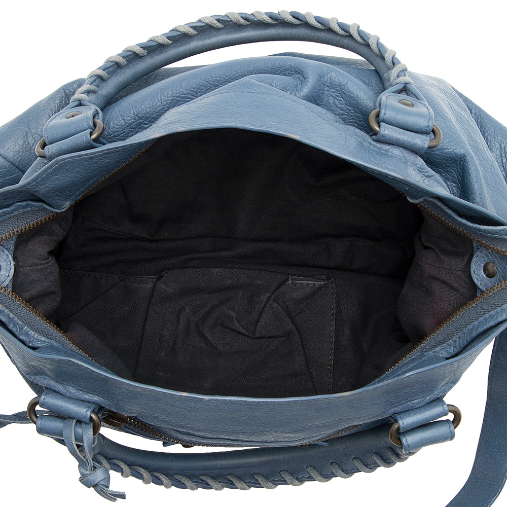 Balenciaga Arena Agneau Classic Town Satchel | Authentic Pre-Owned hardware detail